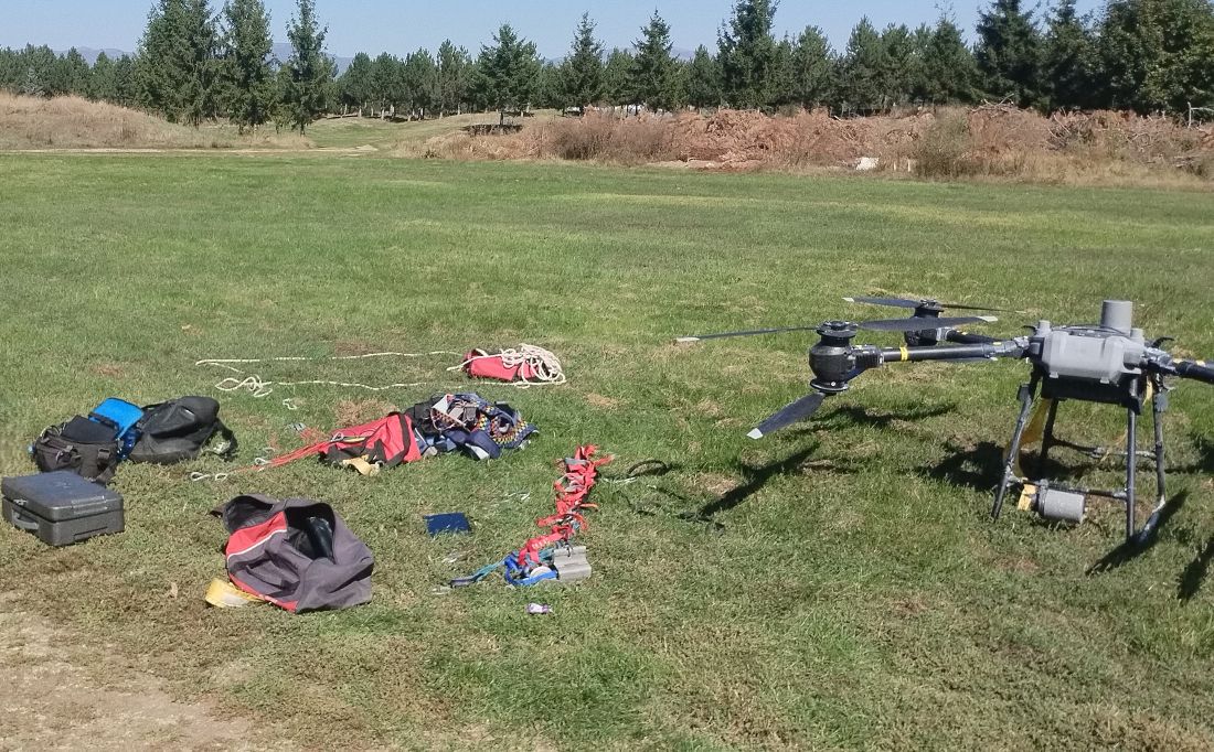 Само-сапсителна екипировка за self-rescue with DJI FlyCart 30