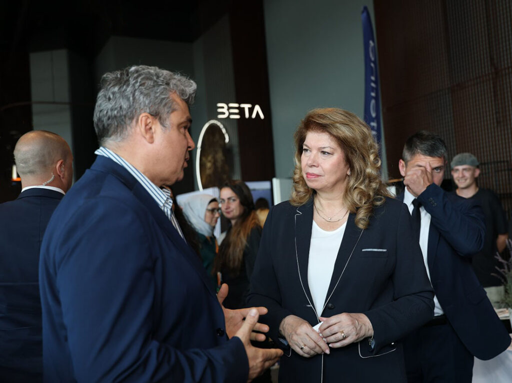 Prezident of Bulgaria Iliana Yotova with Ivan Kristoff